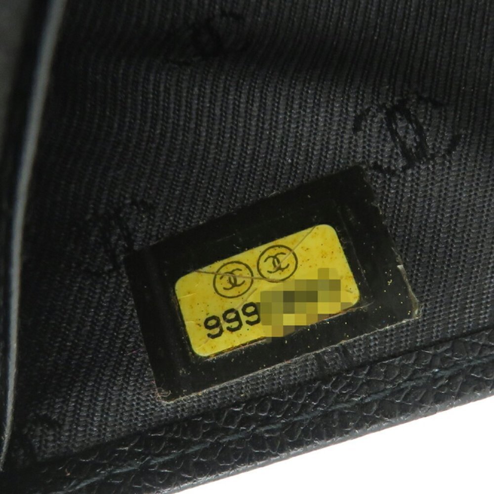 CHANEL Authentic Black Leather Wallet - Picture 10 of 10